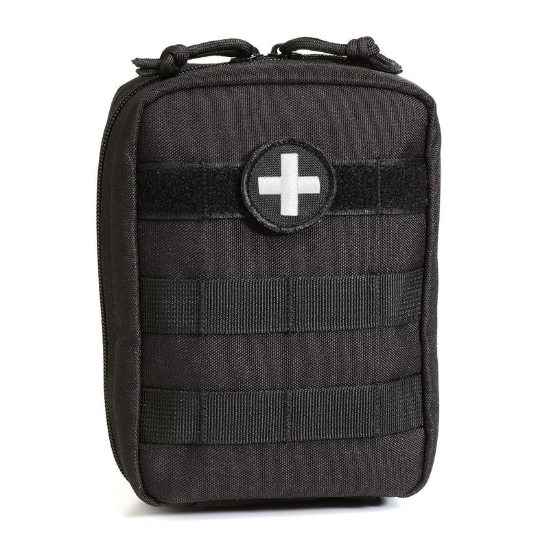 Orca Tactical حقيبة طبية تكتيكية أوركا - حقيبة IFAK ثقيلة الوزن - منظم طبي فارغ للجيش، EMTs، إنفاذ القانون، التخييم، المشي (أسود) - Image 1